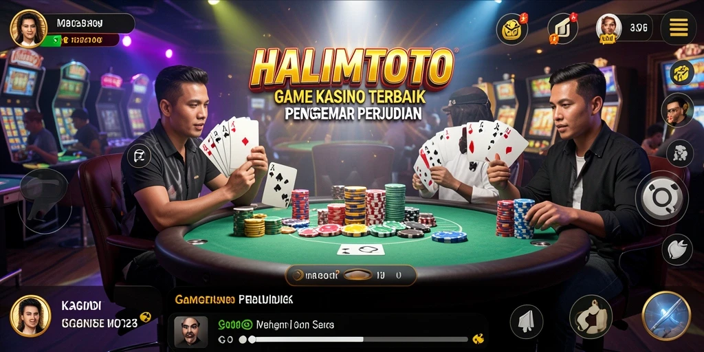 Tampilan seru permainan Kasino di HALIMTOTO.