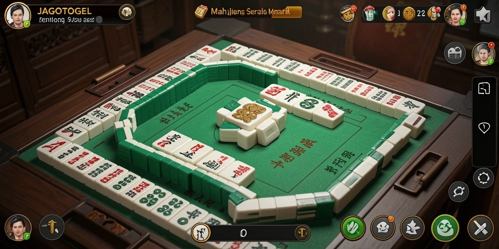 Screenshot gameplay JAGOTOGEL menampilkan keseruan permainan Mahjong.