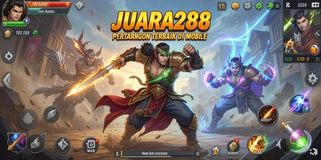Tampilan seru dari gameplay JUARA288 dengan aksi pertarungan yang mendebarkan.