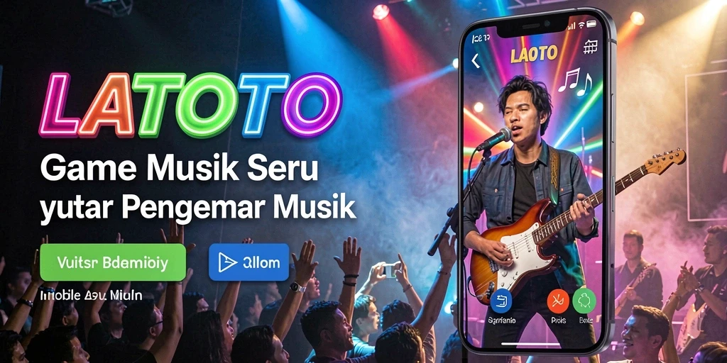 Tampilan screenshot LATOTO menampilkan gameplay seru dengan musik yang menantang.