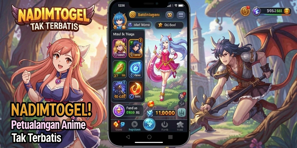Tangkap momen seru gameplay Anime NADIMTOGEL.