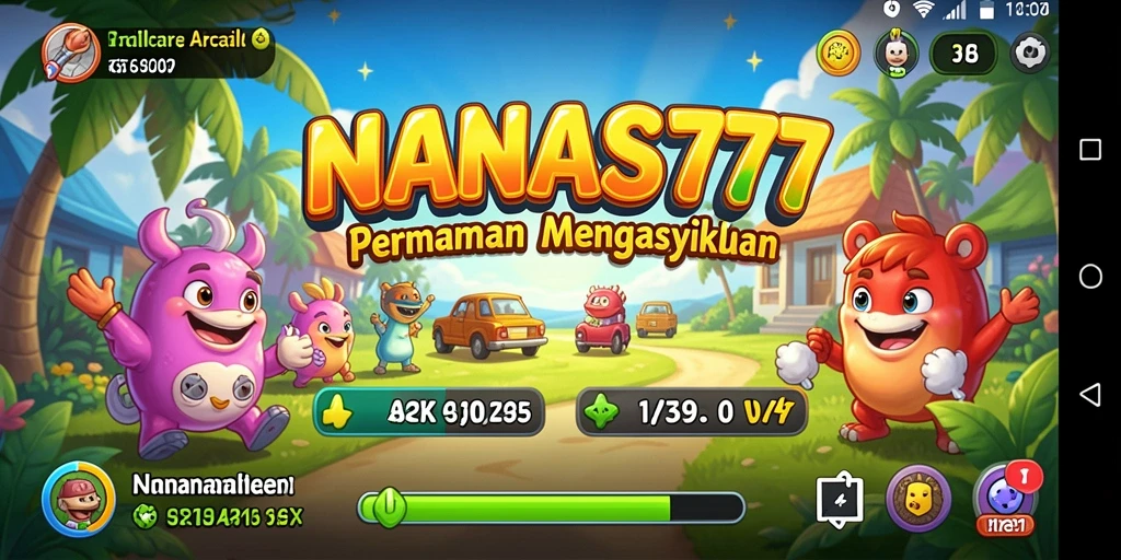 Tampilan gameplay menarik dari NANAS777 dengan tantangan arcade seru.