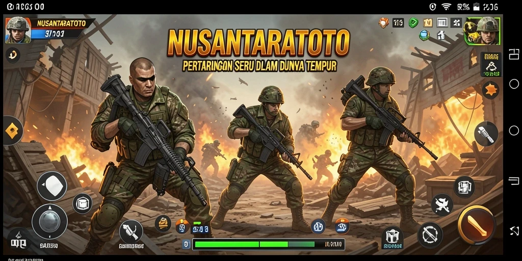 Tampilan menarik dari gameplay NUSANTARATOTO dalam pertarungan.