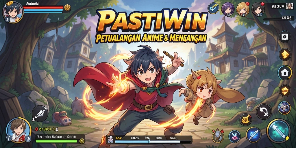 Tampilan gameplay PASTIWIN yang mengasyikkan dan penuh aksi.