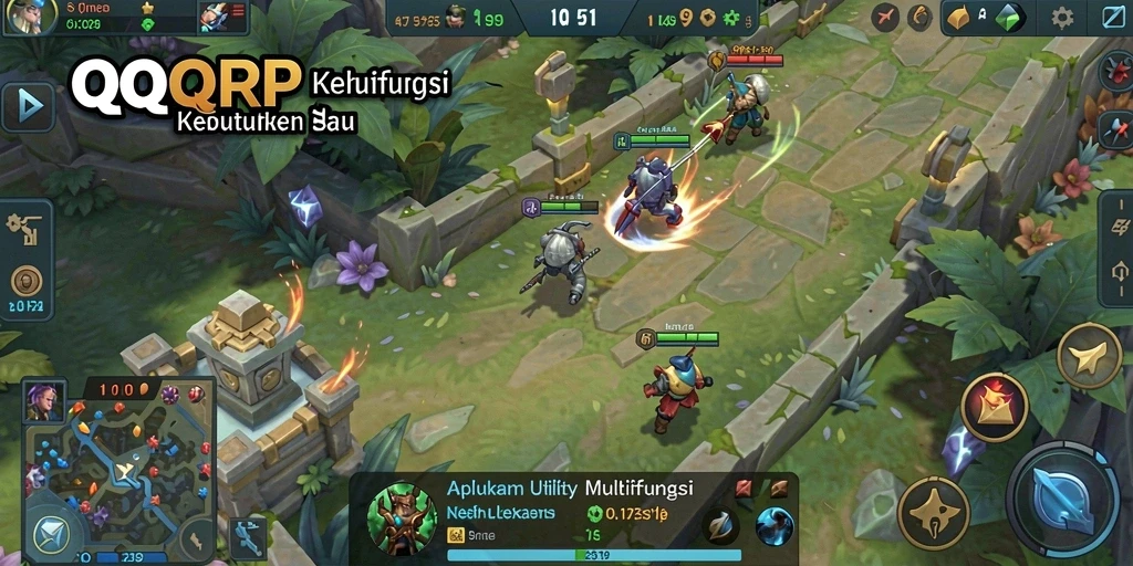 Screenshot utama QQRP menunjukkan antarmuka aplikasi Utility yang sederhana dan intuitif.