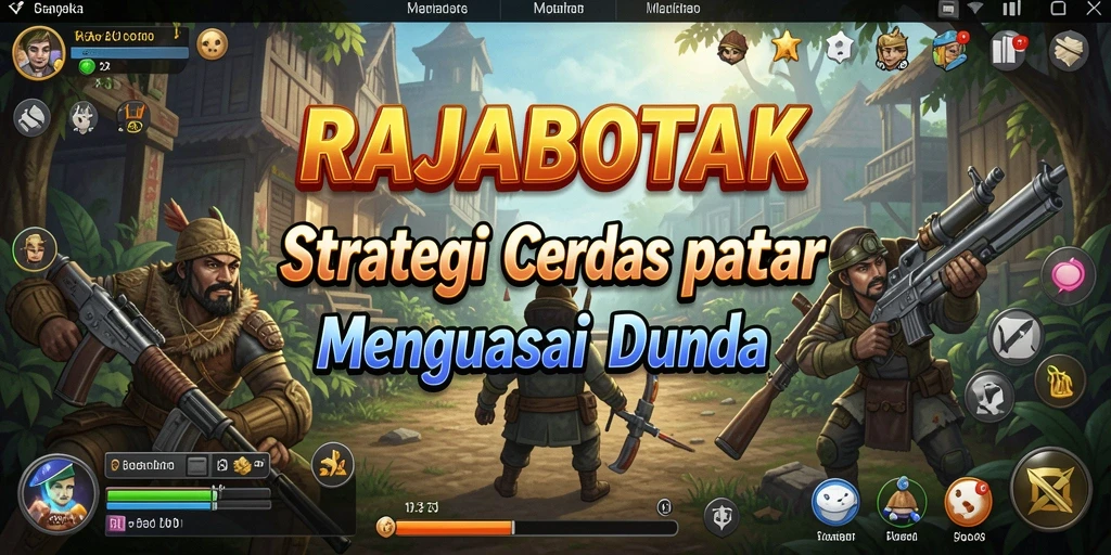 Tampilan gameplay strategis RAJABOTAK yang menarik dan penuh tantangan.