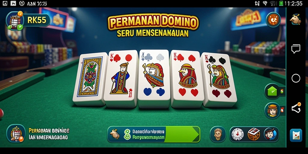 Tampilan gameplay seru dan interaktif dari RK55.