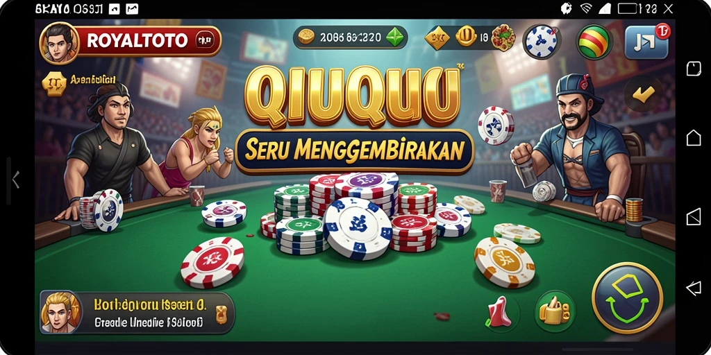 Tampilan gameplay menarik dari ROYALTOTO QiuQiu.