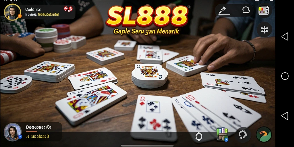 Tampilan menarik gameplay Gaple di SL888.